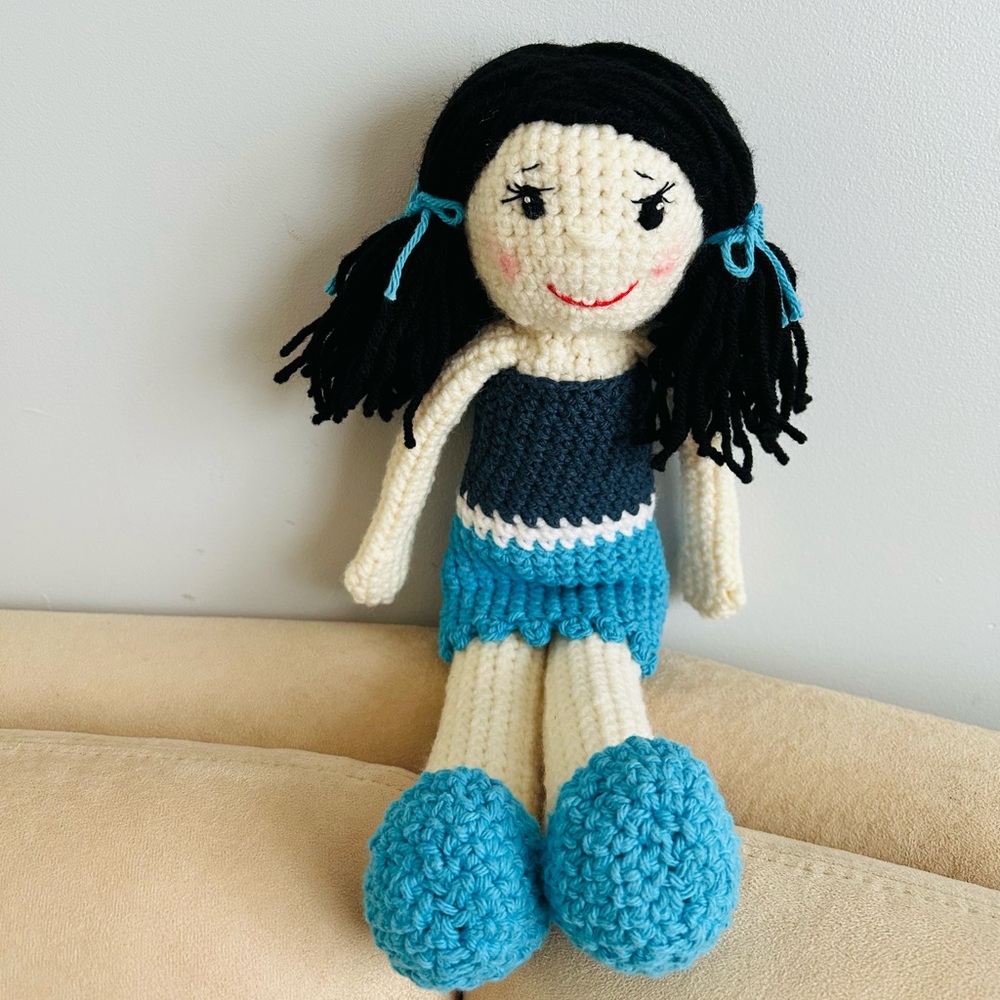 NEW Special Crochet Handmade 14” Cute Doll